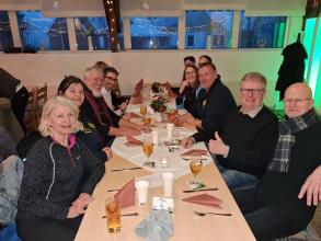 unsere "Delegation" nach der Siegerehrung im Cafe Moorblick