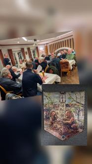 Rückseite des Wimpels zeigt 2 Löwen vor dem Auricher Schloss